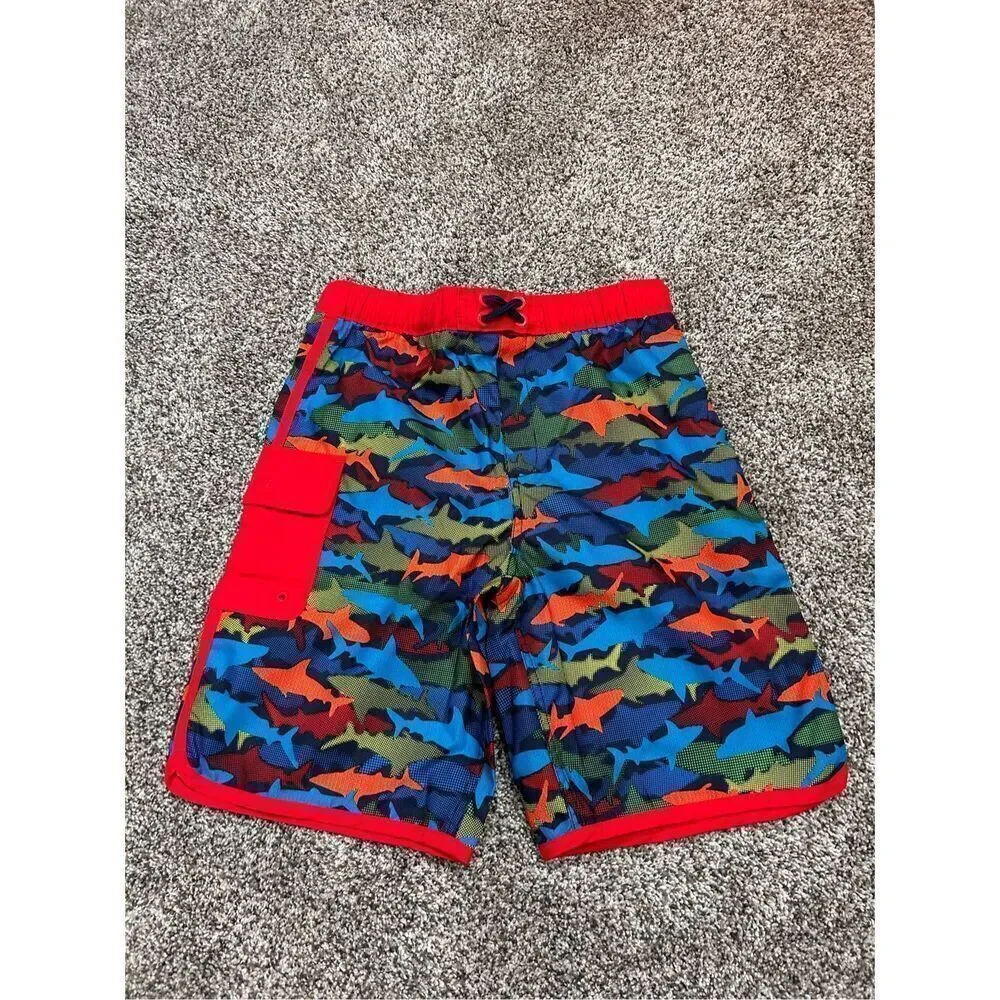 ‼️Sale‼️ Land’s End swim trunks size 14-16 slim C33-29